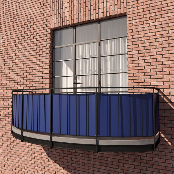 Balkongskydd i Sunproof olefin - Denim - S5209