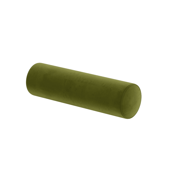 Cylinderdyna efter mått i velour - Olive - S6020,