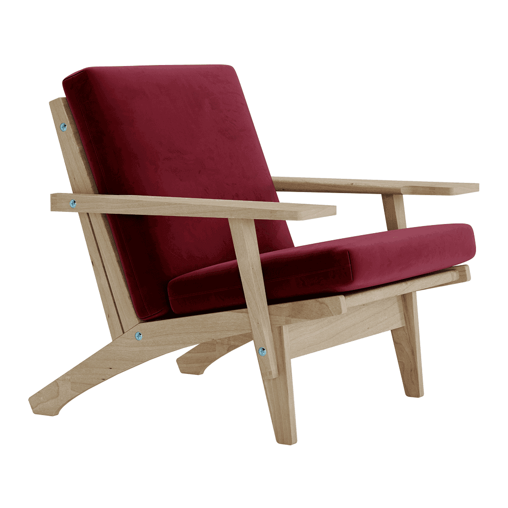 Visa bilden i helskärm Dynset till Wegner GE 370 i velour