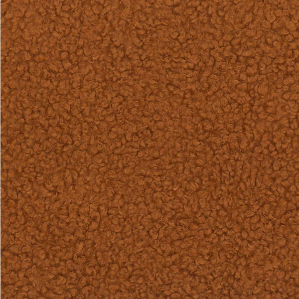 Vikbar madrass efter mått i bouclé - Pumpkin Spice - S2002
