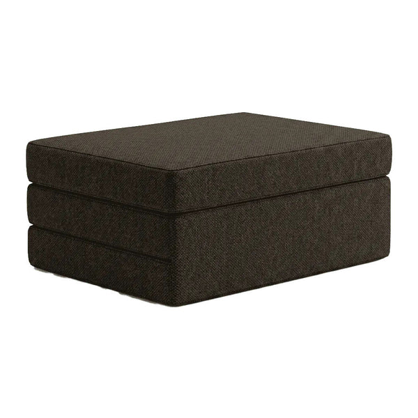 Vikbar madrass efter mått i ull - Brun - S7002