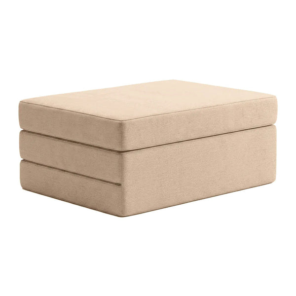 Vikbar madrass efter mått i velour - Peony - S6005