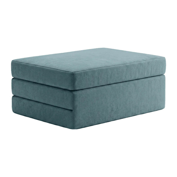 Vikbar madrass efter mått i velour - Cloud - S6017