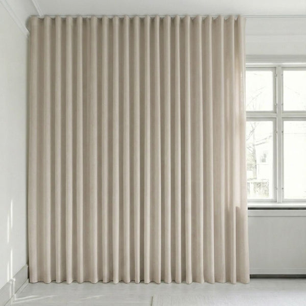 Sammetsgardin efter mått – Bris - Sand Beige - C2615