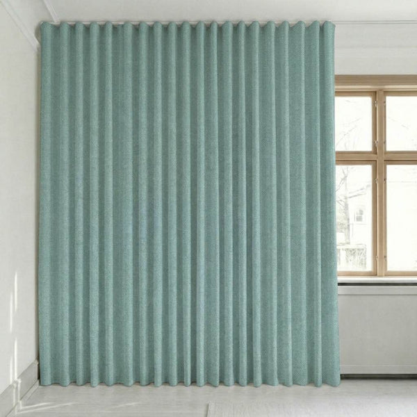 Dimout-gardin efter mått – Nysk - Azure - C2915