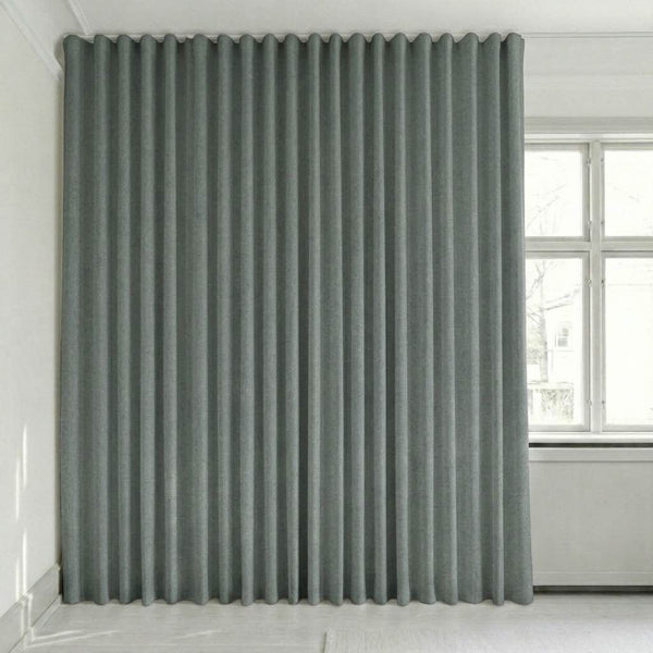 Dimout-gardin efter mått – Nysk - Silver - C2911