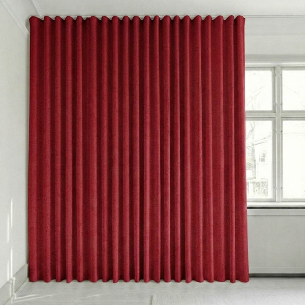 Dimout-gardin efter mått – Nysk - Crimson - C2921