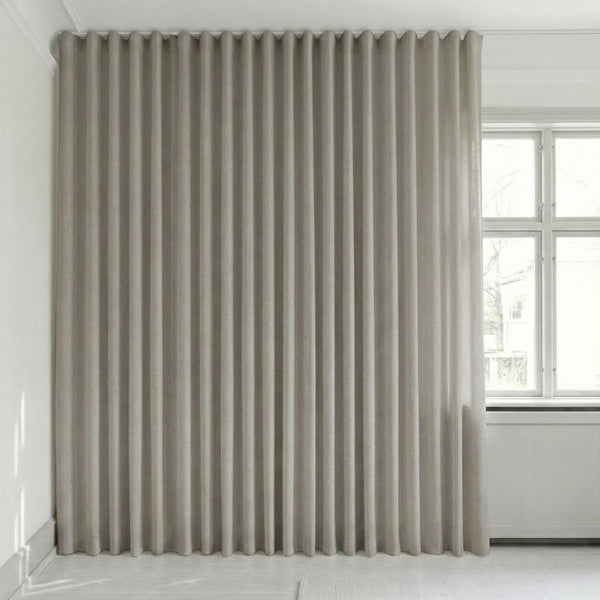 Semitransparent gardin efter mått – Rina - Dove Gray - C1908