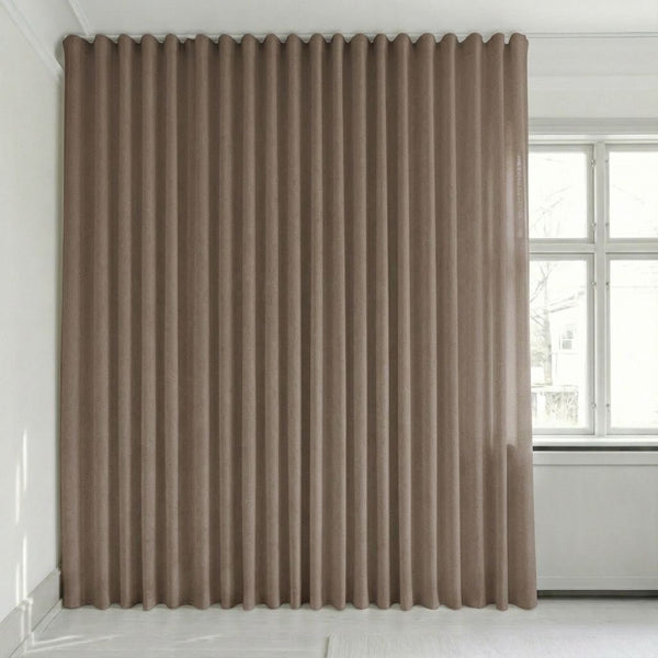 Semitransparent gardin efter mått – Rina - Graphite - C1913