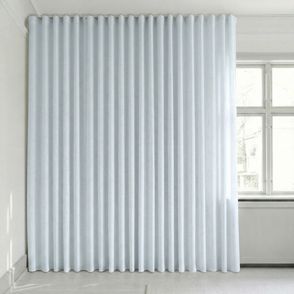 Semitransparent gardin efter mått – Rooma - Snow - C1600