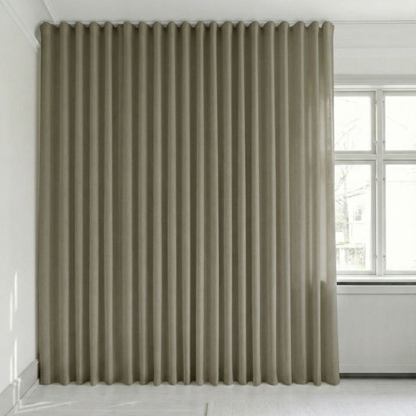 Semitransparent gardin efter mått – Rooma - Slate - C1617