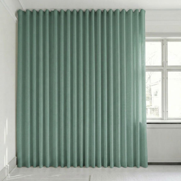 Semitransparent gardin efter mått – Rooma - Mint - C1634
