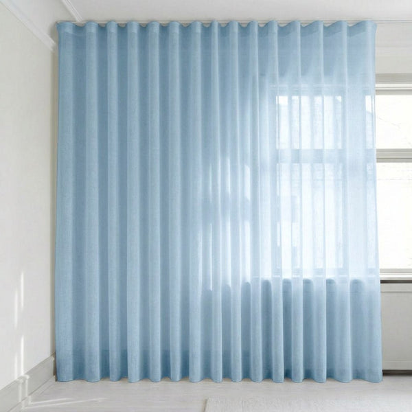 Transparent gardin efter mått – Suula - Azure - C1510