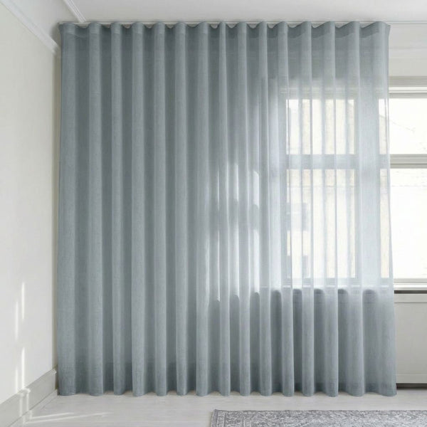 Transparent gardin efter mått – Suula - Platinum - C1506