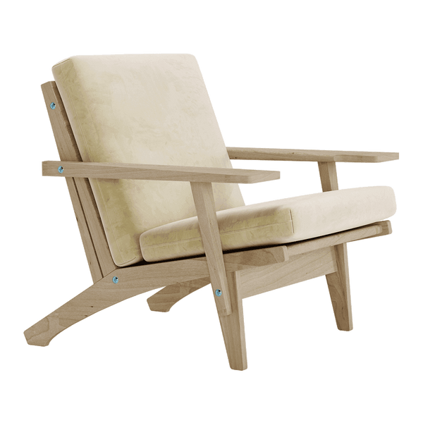 Dynset till Wegner GE 370 i velour - Nude - S6001.