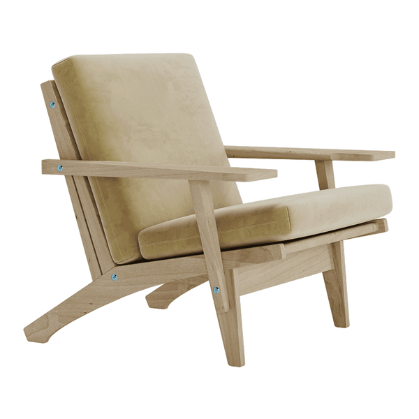 Dynset till Wegner GE 370 i velour - Sand - S6002.
