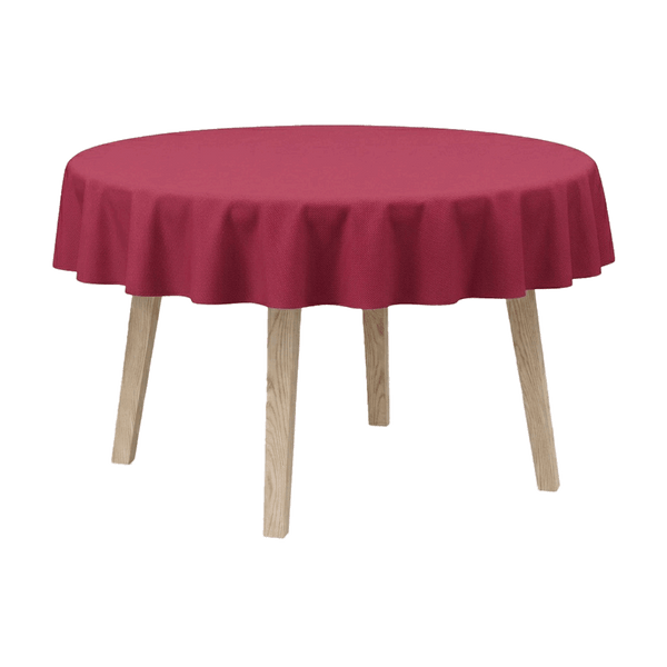 Rund duk i bomull - Red - D1003¨