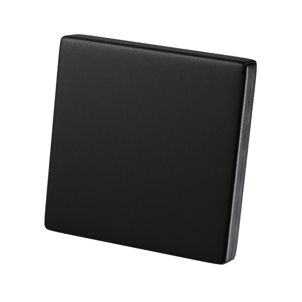 Ryggdyna efter mått i konstläder - Black - S3107.