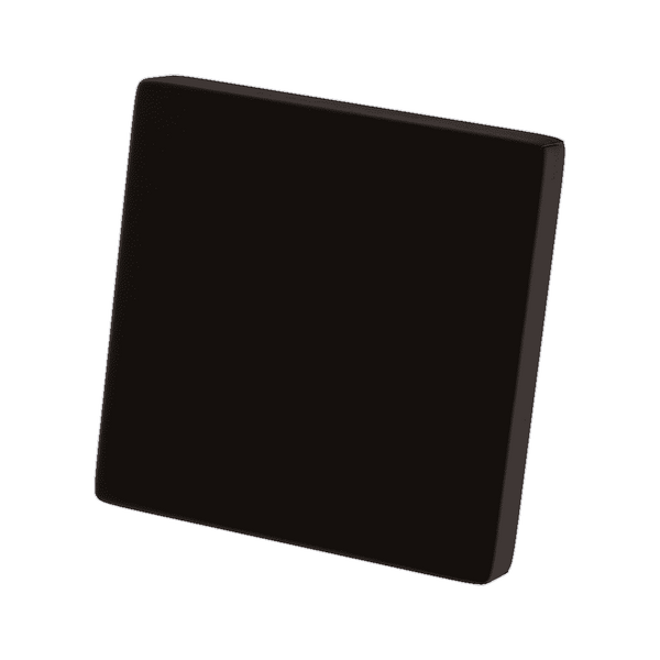 Ryggdyna efter mått i velour - Black - S6014-