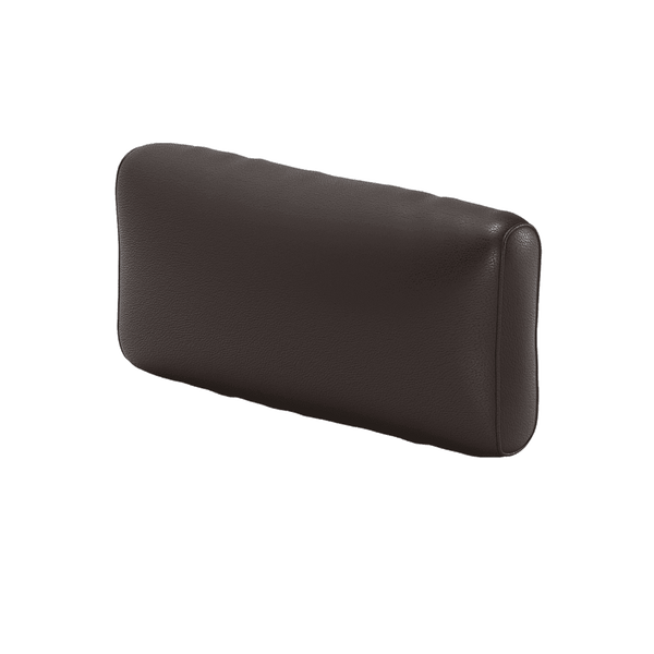 Mjuk läderryggdyna efter mått - Dark Brown - S3002.