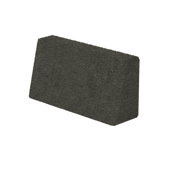 Sned ryggdyna efter mått i bouclé - Granite - S2005`