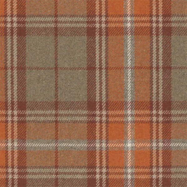 Tygprov – Sherlock i ull, mönstrat - Peach Glow - S7204