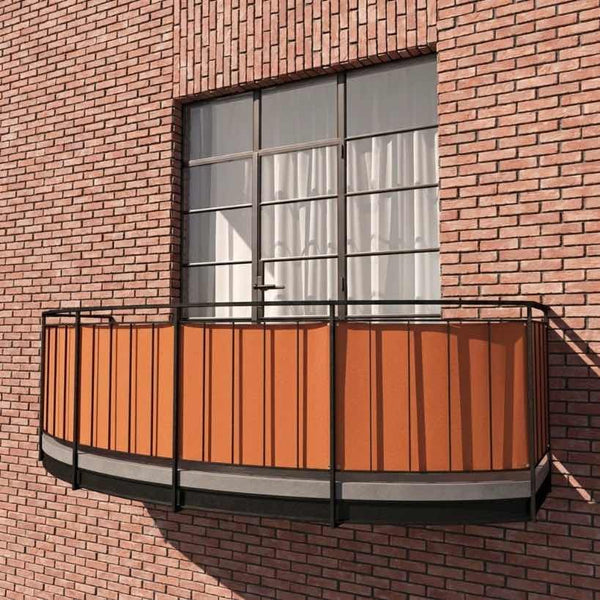 Balkongskydd i Sunproof olefin - Rust - S5213