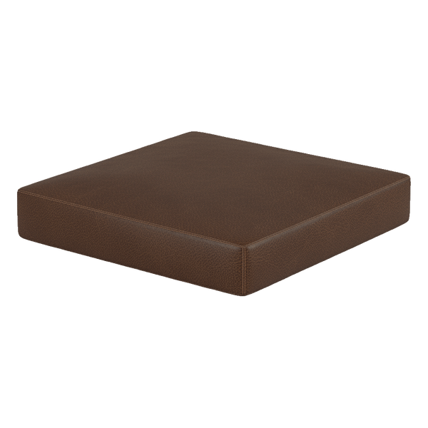 Vikbar madrass efter mått i läder - Brown - S3001