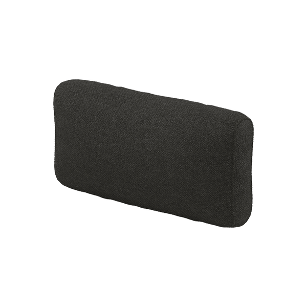 Mjuk ryggdyna efter mått i ull - Charcoal - S7013`