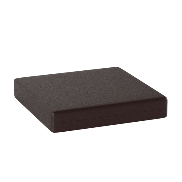 Vikbar madrass efter mått i konstläder - Chocolate - S3106
