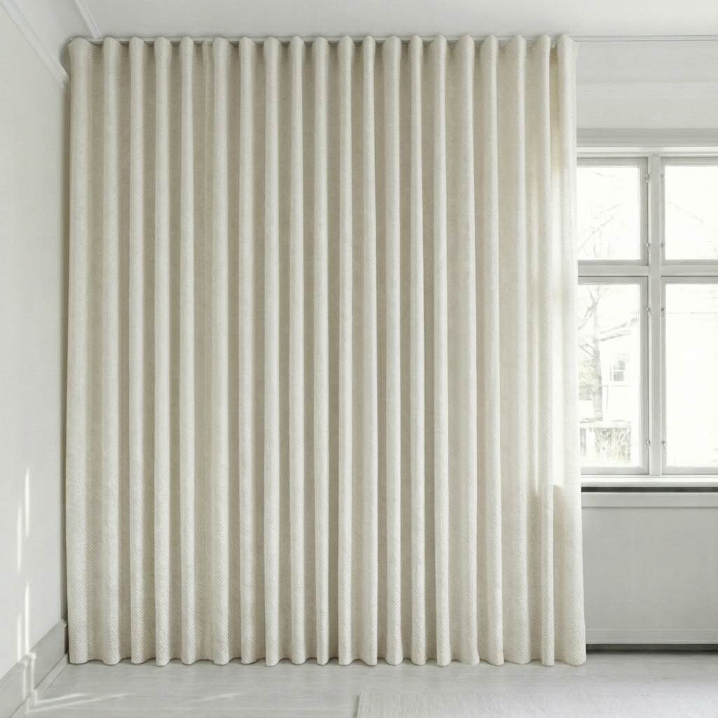 Semitransparent gardin efter mått – Rina