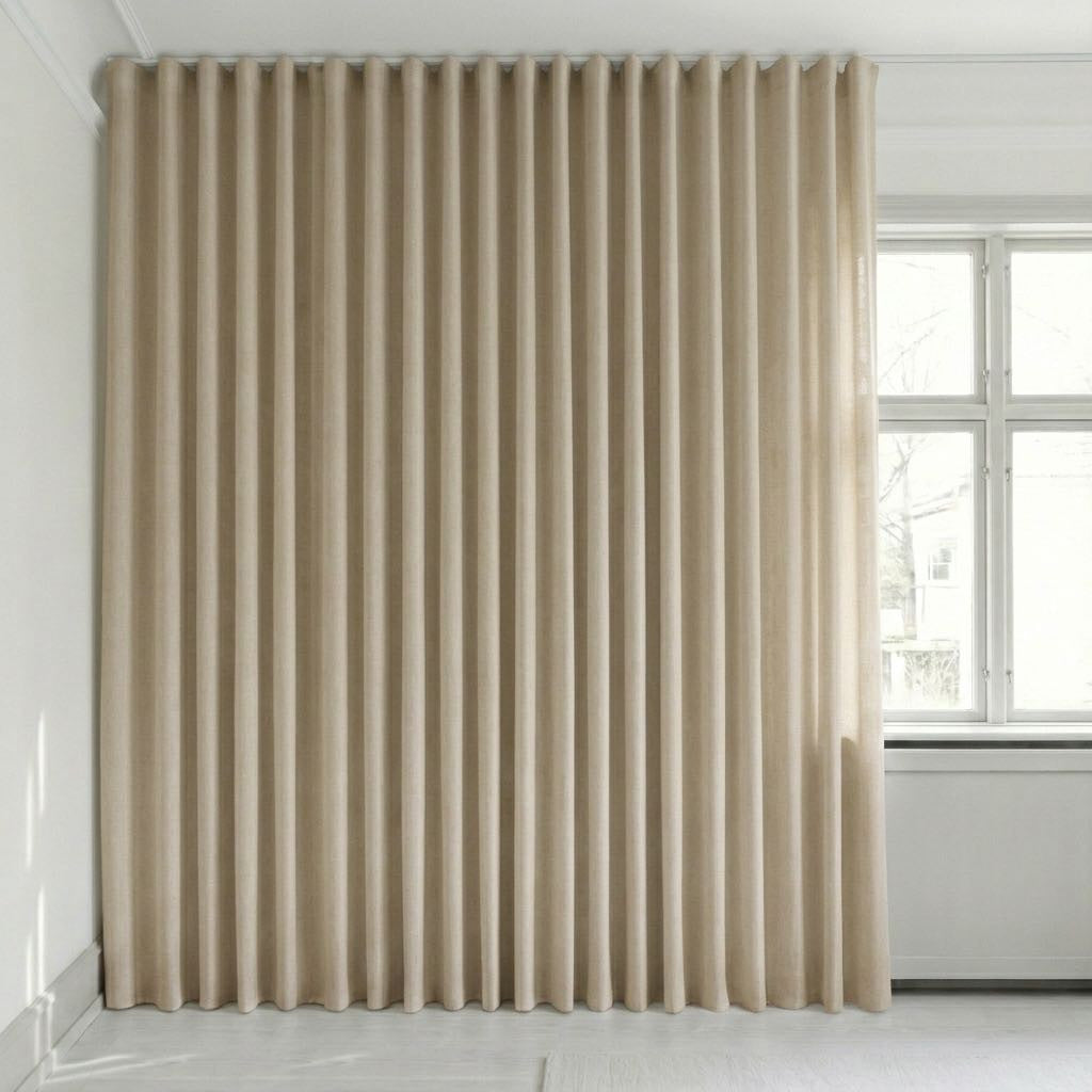 Semitransparent gardin efter mått – Rina