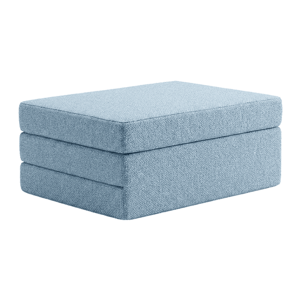 Vikbar madrass efter mått - Light blue - S8113´