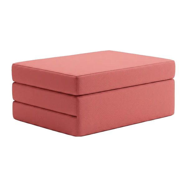 Vikbar madrass efter mått i Sunbrella - Pink - S4234