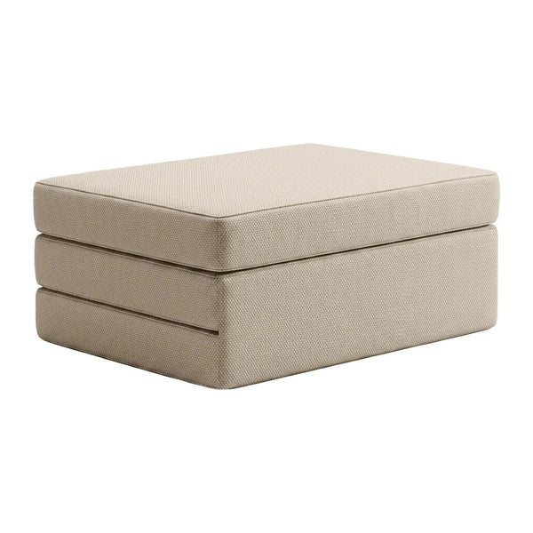 Vikbar madrass efter mått i Allweather - Creme - S4300