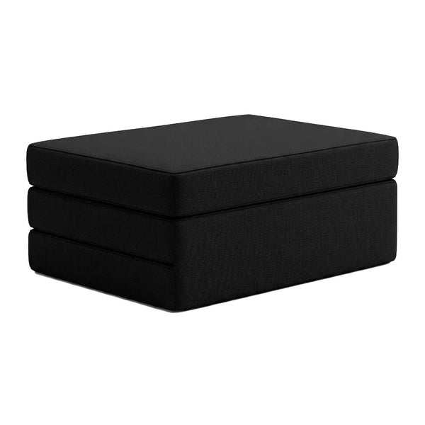 Vikbar madrass efter mått i Allweather - Black - S4305