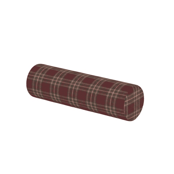 Cylinderdyna efter mått i mönstrad ull - Cranberry - S7206´