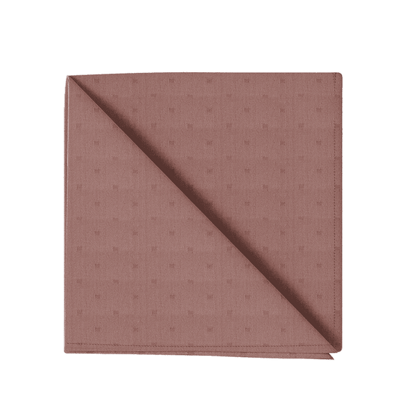Damastservett i egyptisk bomull - Grimpy pink - D1051´