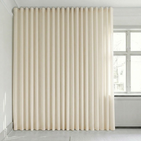 Sammetsgardin efter mått – Bris - Pure White - C2633