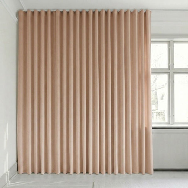 Sammetsgardin efter mått – Bris - Dusty Rose - C2637