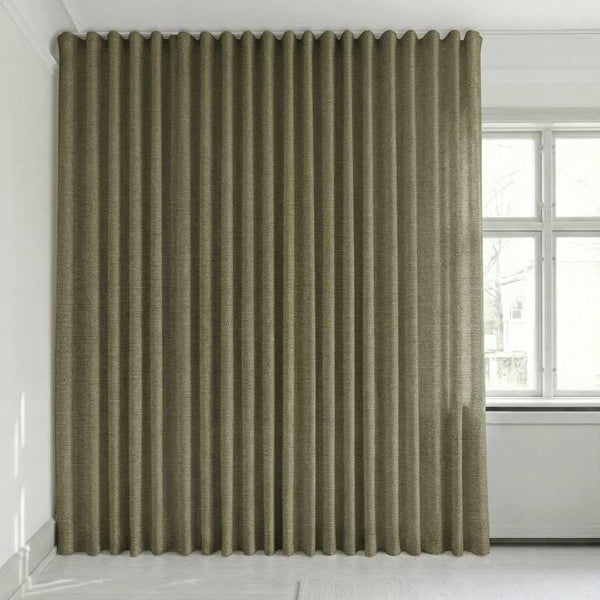 Semitransparent gardin efter mått – Disa - Mushroom Brown - C2423