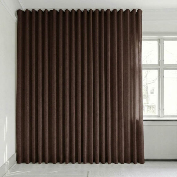 Semitransparent gardin efter mått – Disa - Russet Brown - C2427