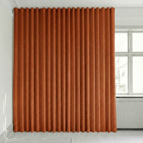 Dimout-gardin efter mått – Nysk - Rust - C2920