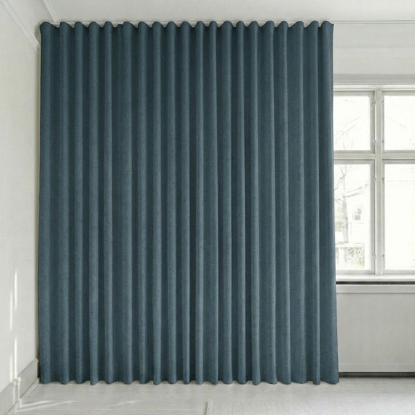 Dimout-gardin efter mått – Nysk - Indigo - C2914