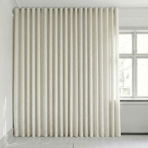 Semitransparent gardin efter mått – Rina - Radiant White - C1900