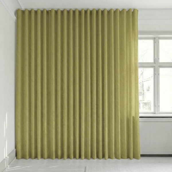 Semitransparent gardin efter mått – Rina - Moss Green - C1918