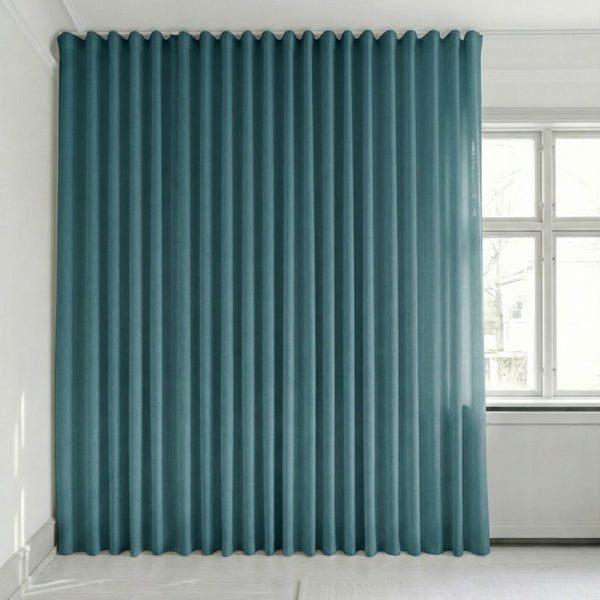 Semitransparent gardin efter mått – Rina - Ocean Blue - C1920