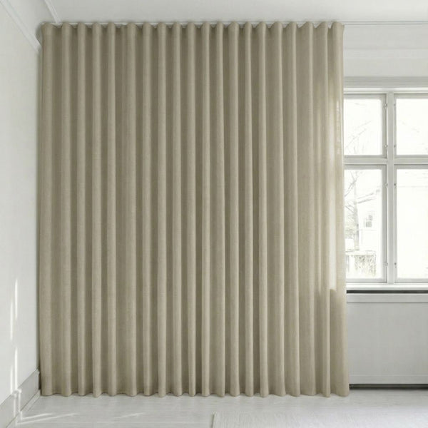 Semitransparent gardin efter mått – Rooma - Limestone - C1627