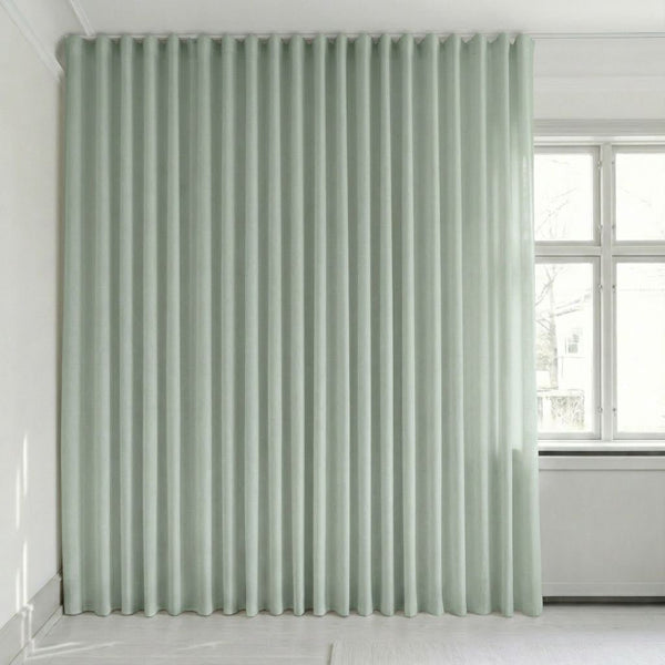 Semitransparent gardin efter mått – Rooma - Baby Blue - C1640