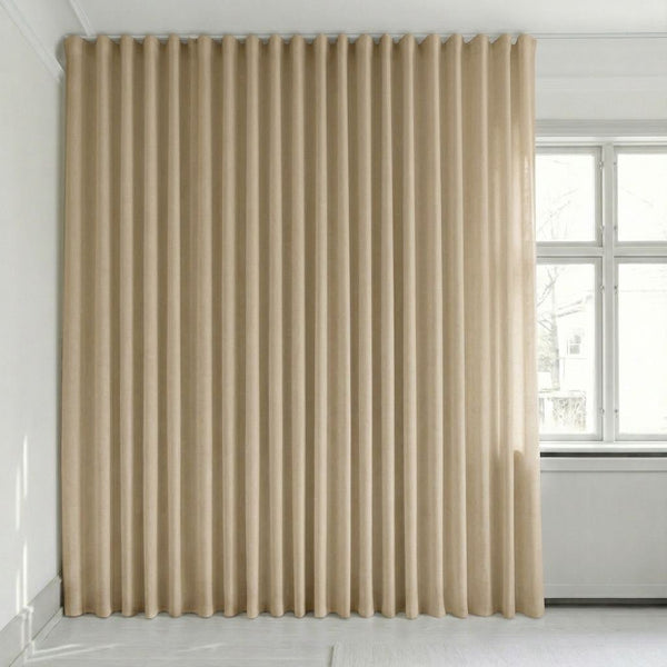 Semitransparent gardin efter mått – Rooma - Pale Yellow - C1611